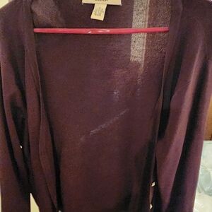 Elegant Purple Trench Coat